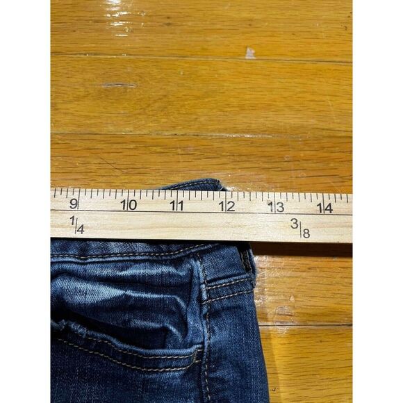 So Jeans Women's Size 3 Ultimate Ankle Jeggings High Rise Whiskered Faded Frayed - Picture 5 of 8